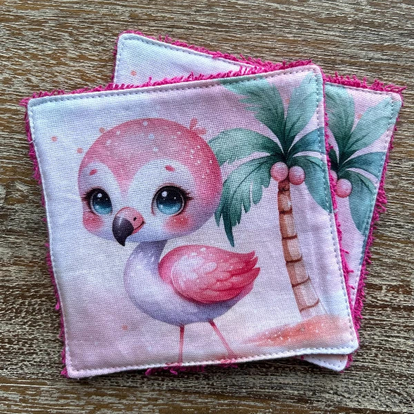 Lingettes en coton réutilisables