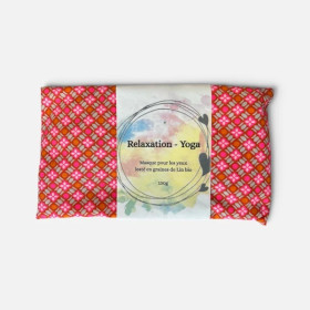 Masque de relaxation pour les yeux en coton et lin bio